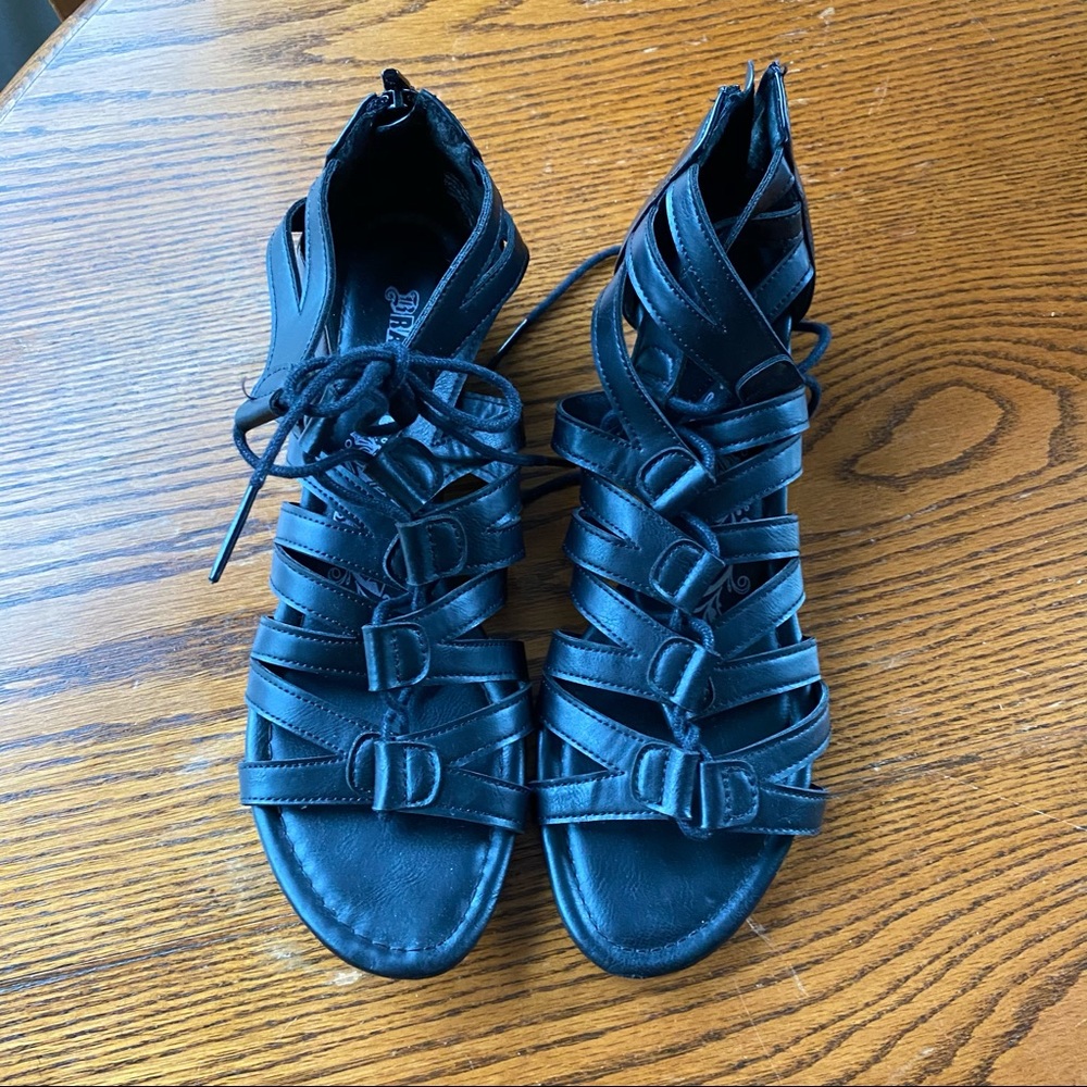 Lace up sandals